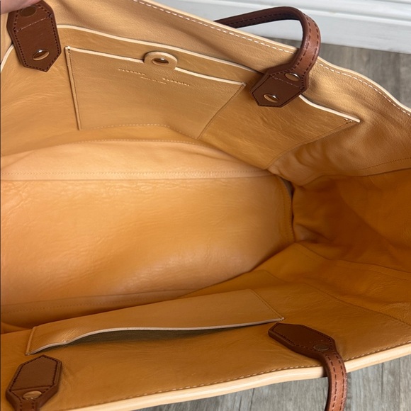 Proenza Schouler Lunch Bag Tote Black Leather Large Shoulder Bag Made in Italy - Picture 8 of 11